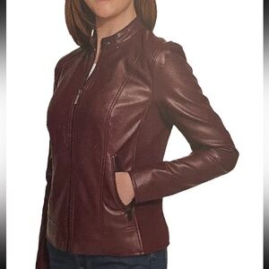 Faux Leather Jacket